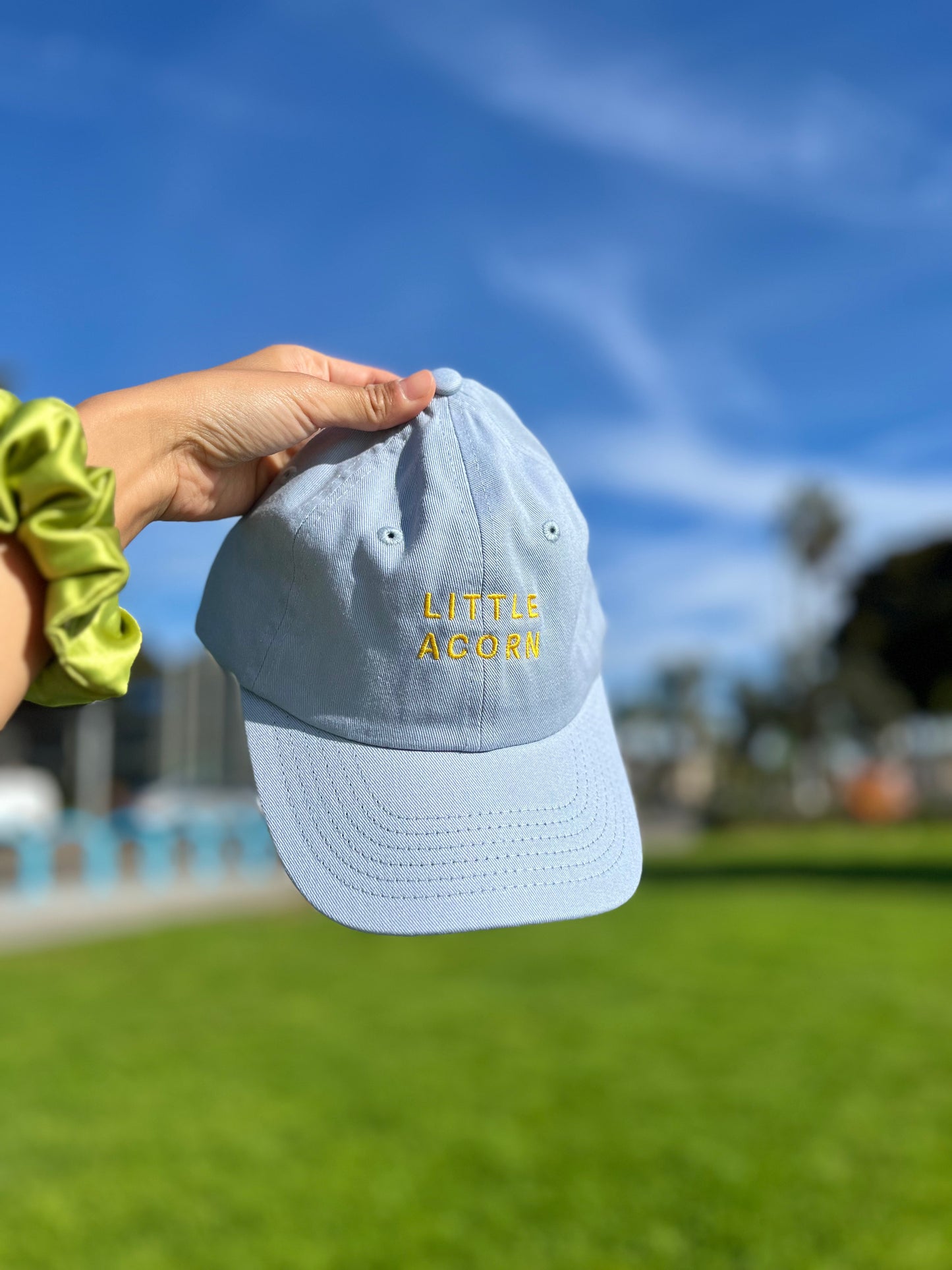 Washed color cap