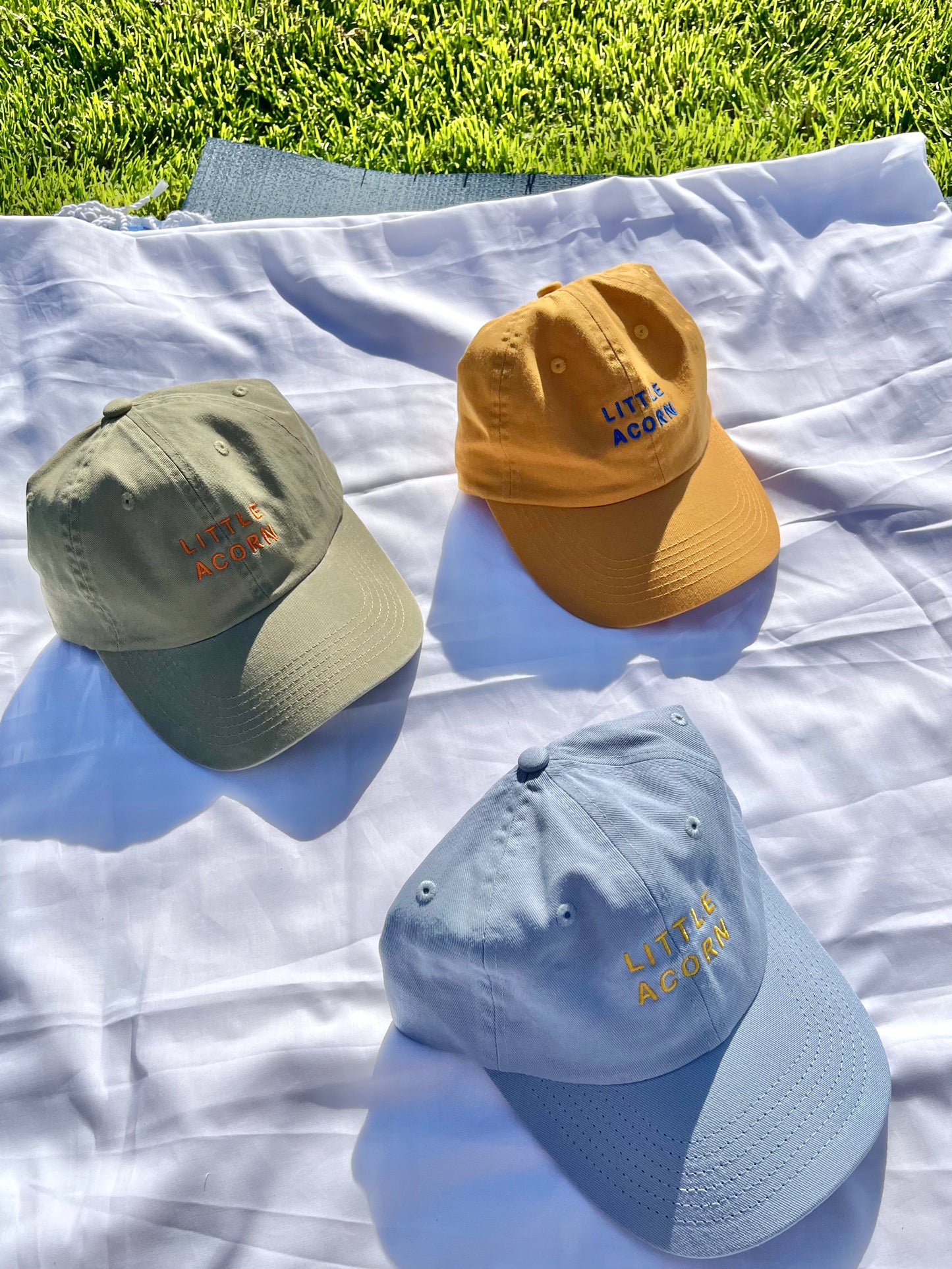 Washed color cap