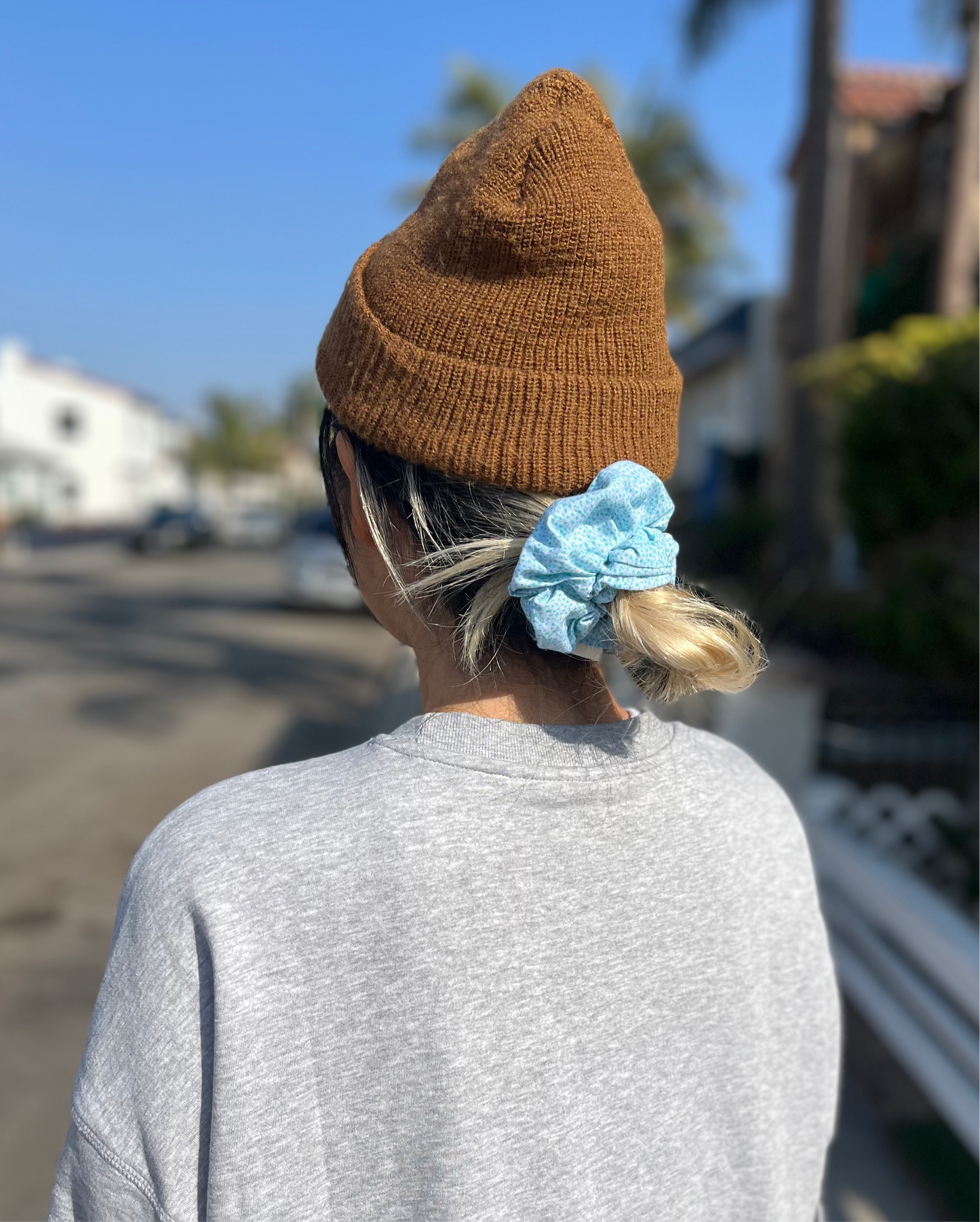 Sky sprinkles scrunchie