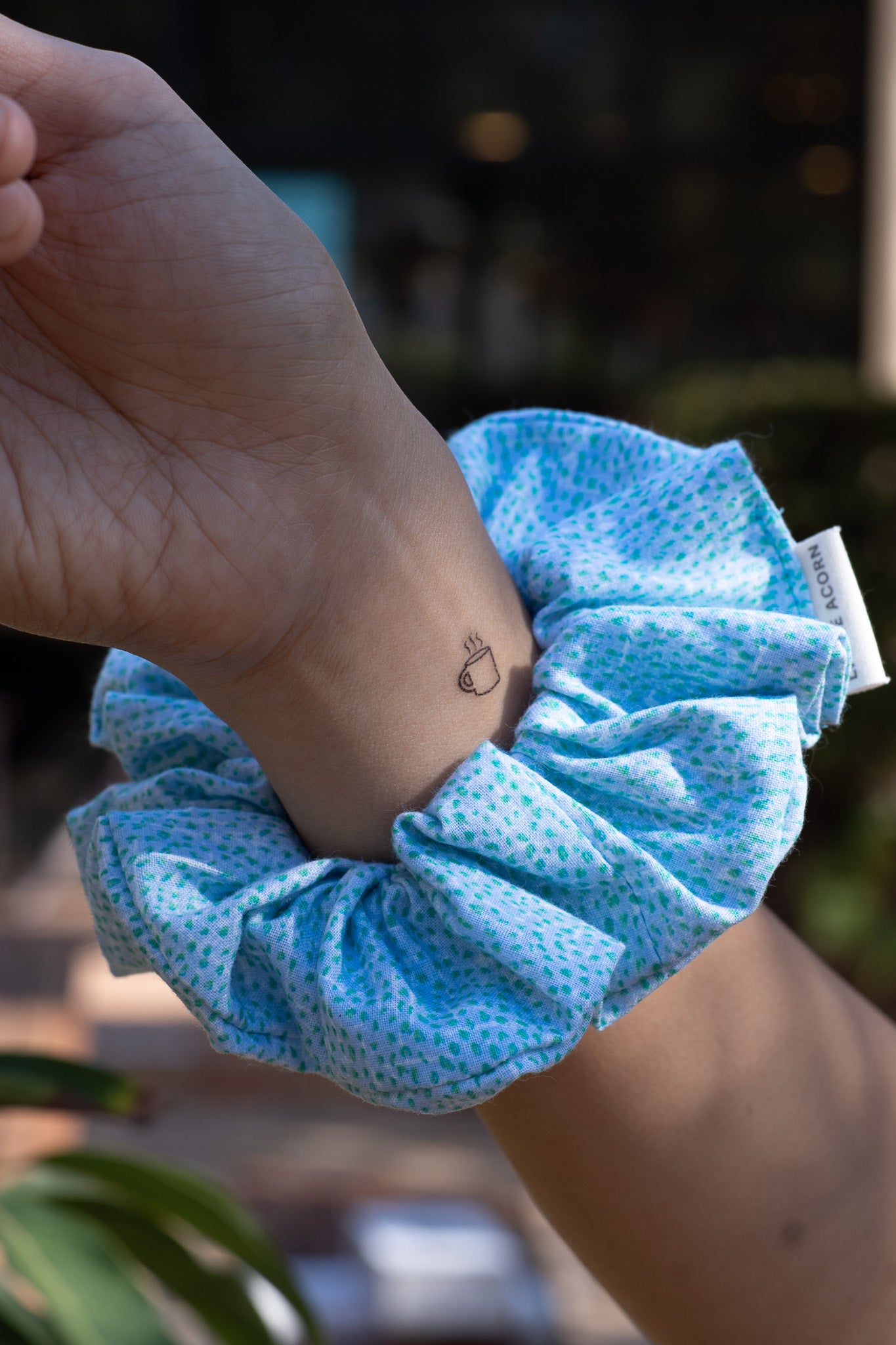 Sky sprinkles scrunchie