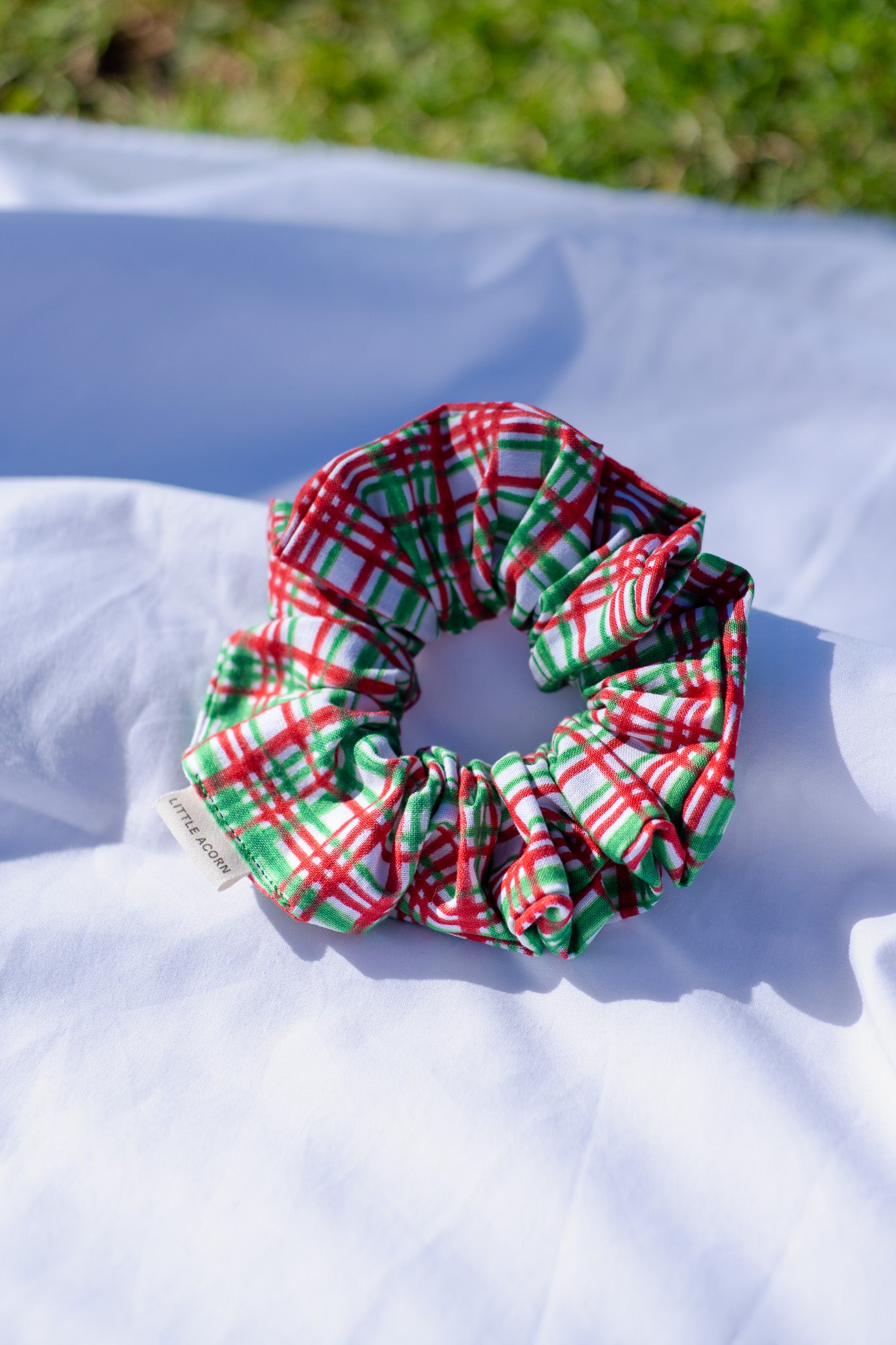 Peppermint frappucino scrunchie