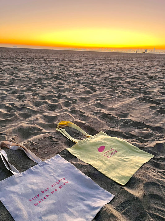 recycled cotton tote bag ♻️