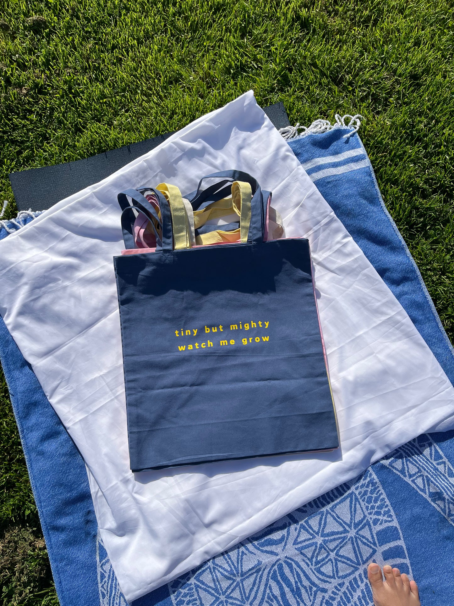 Tiny but mighty tote bag