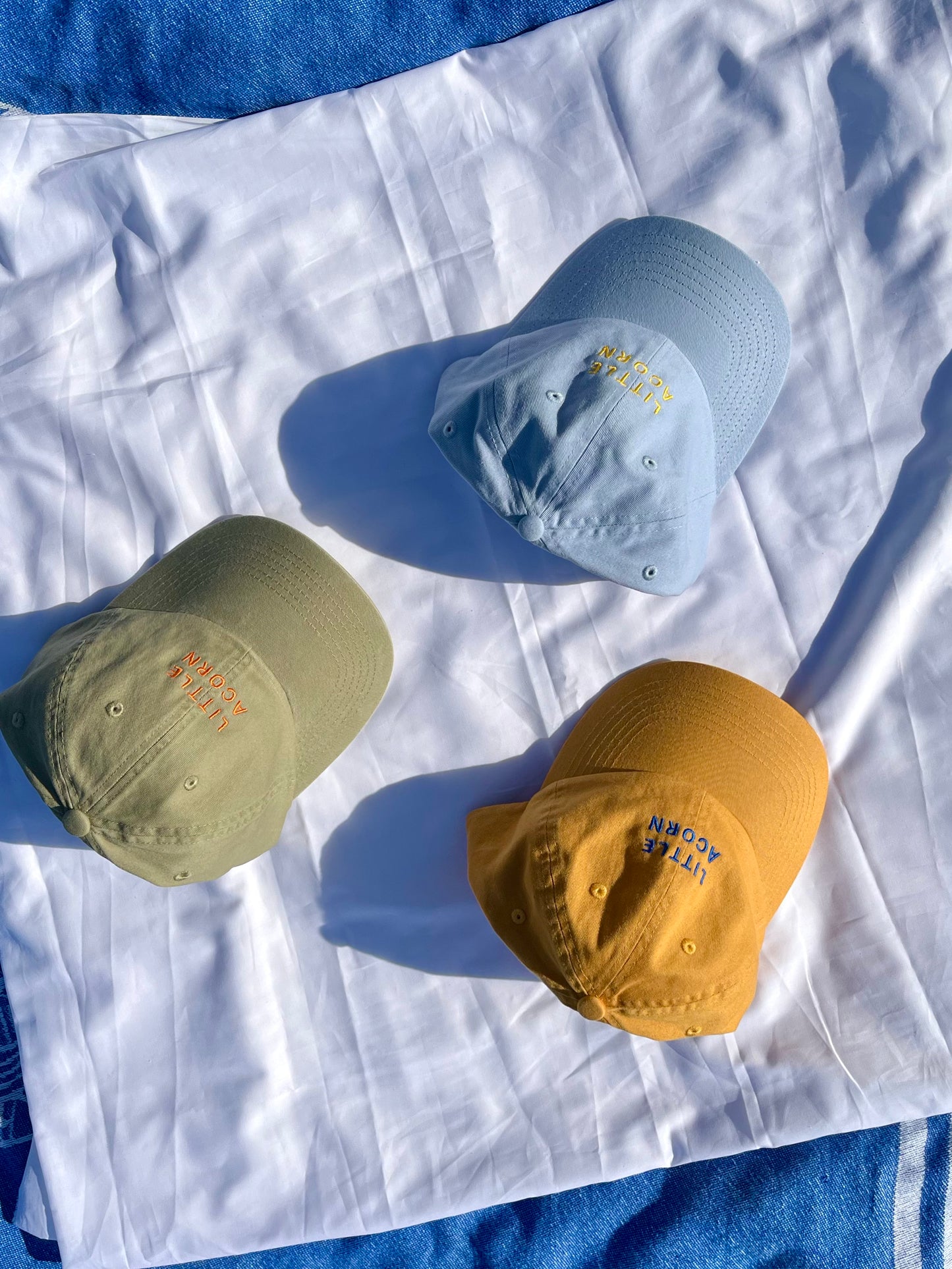 Washed color cap